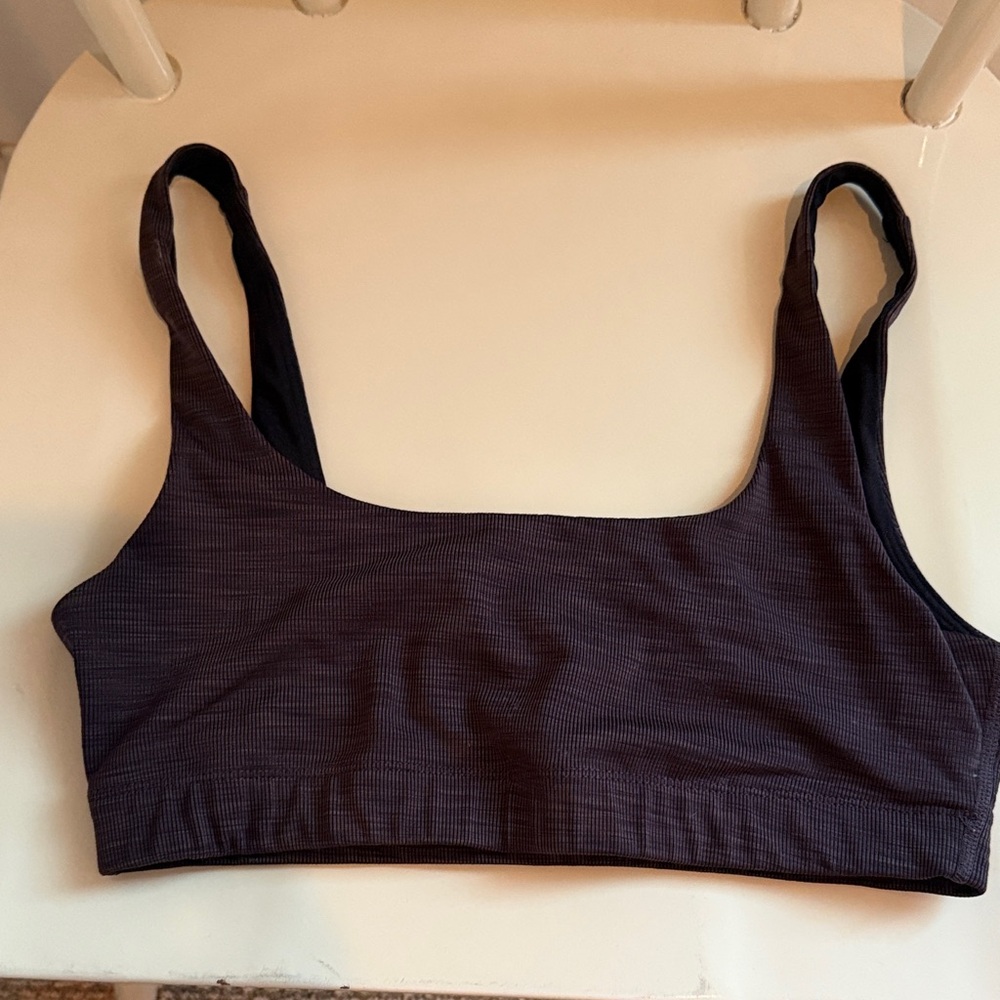 Vuori Dark Gray Sports Bra